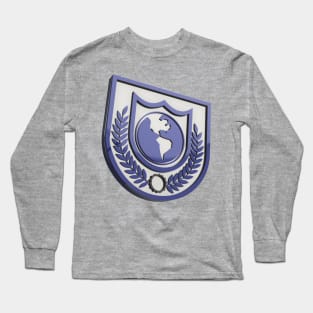 Buck Rogers Earth Protectorate Shield Long Sleeve T-Shirt